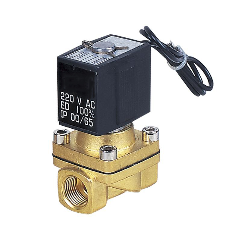 VX2120 2/2 Way Normally Closed Direct Acting Brass Solenoid Valve For Water Gas Air 12VDC 24VDC 110V